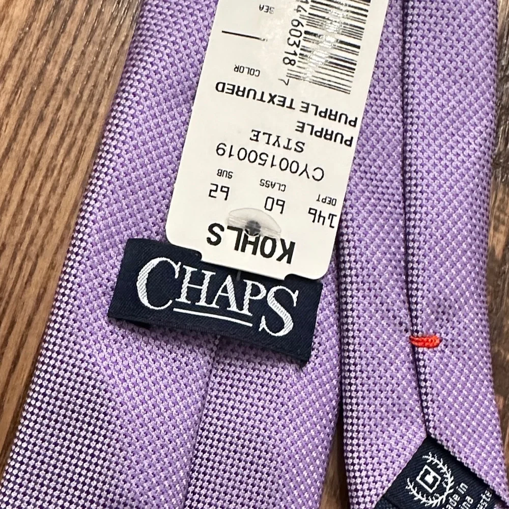 CHAPS Lavender Micro-Pattern Boy’s Neck Tie great SPRING color